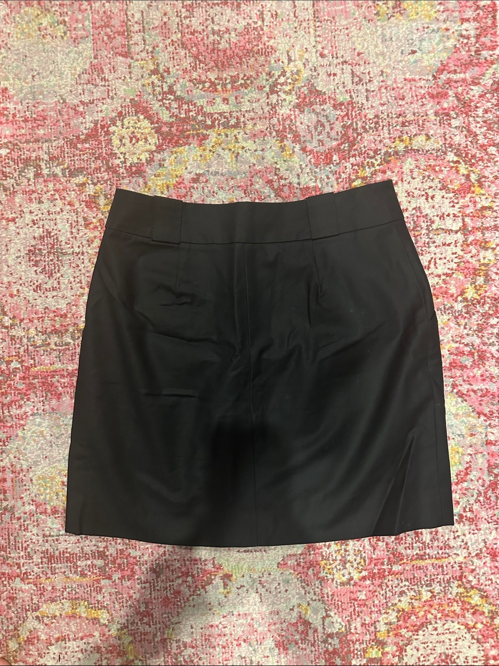 Rebecca Taylor Black Button-Front Mini Skirt - Picture 2 of 2